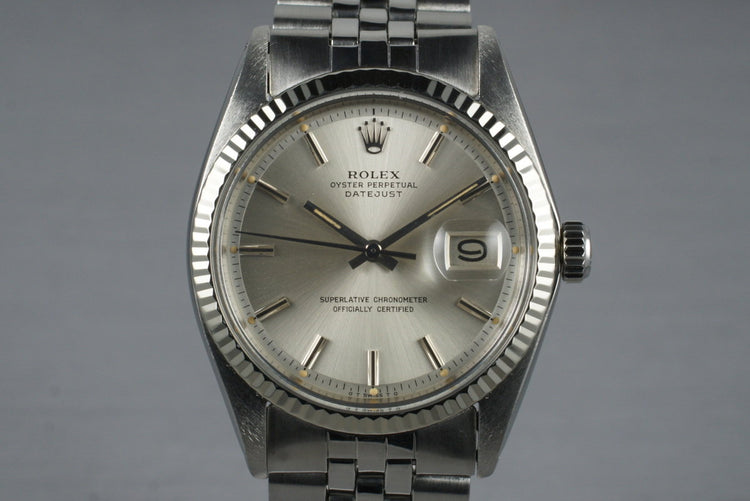 1972 Rolex DateJust 1601 Silver Sigma Dial