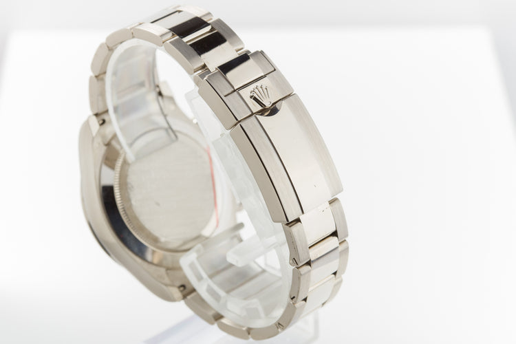 2016 Rolex 18k White Gold Daytona Chronograph 116509 Blue Dial with Box & Card