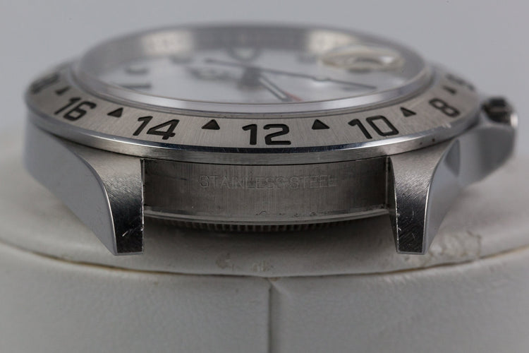 2009 Rolex Explorer II 16570 White Dial with Box and Papers and 3186 Movement