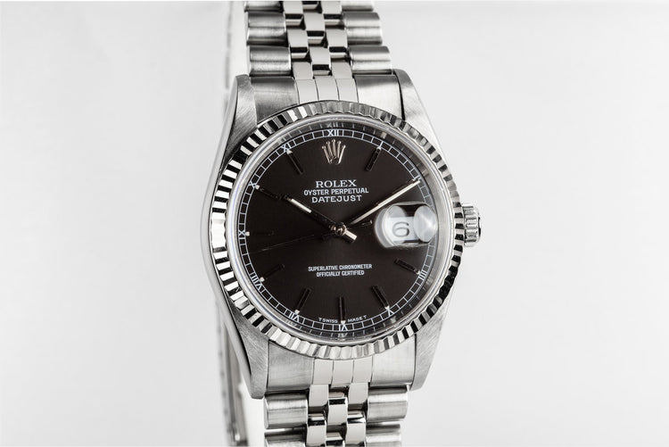 1997 Rolex DateJust 16234 Black Dial