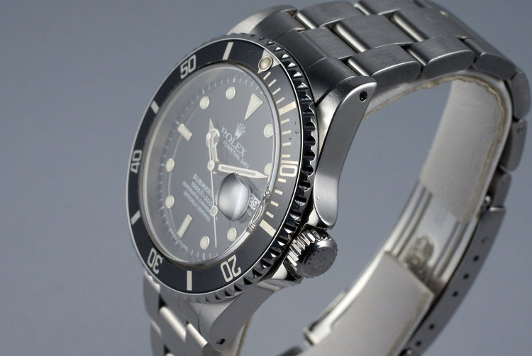 1997 Rolex Submariner 16610 with Box and Papers