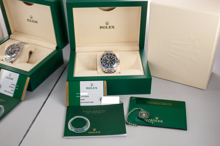 2019 Rolex GMT-Master II 126710BLNR "Batman" with Box and Papers