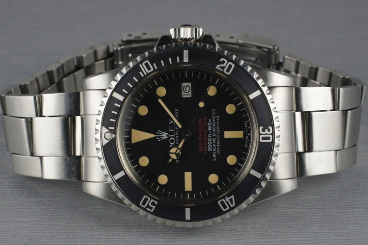 1978 Rolex Double Red Sea Dweller 1665 Mark 4