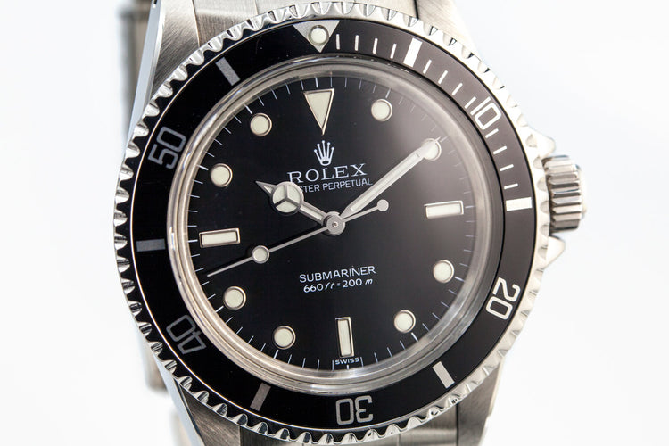 1985 Rolex Submariner 5513 with Black Service Dial
