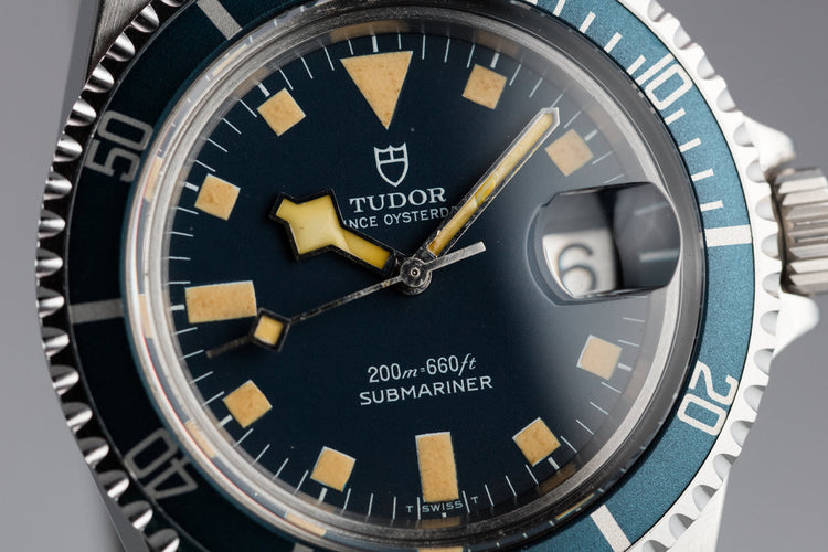 1980 Tudor Snowflake Submariner 94110 Blue