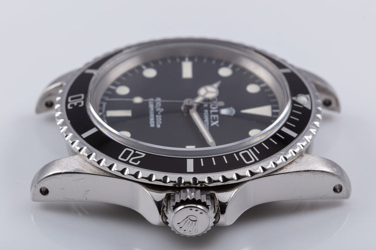 1972 Vintage Rolex Submariner 5513 Serif Dial with Service Papers