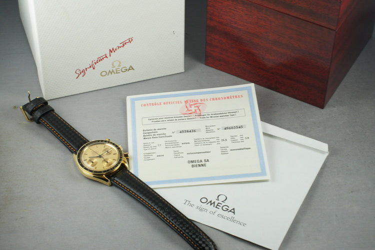 1993 Omega 18K Automatic Speedmaster 375.0032