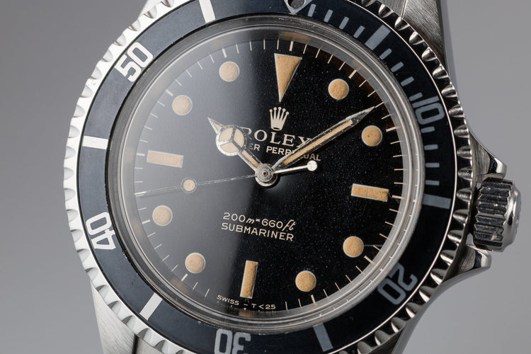 1965 Rolex Submariner 5513 with Gilt Dial