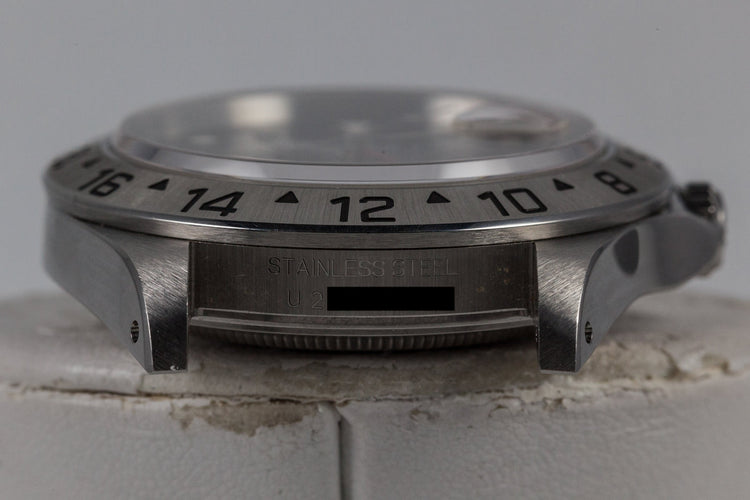 1997 Rolex Explorer II 16570 Black Dial