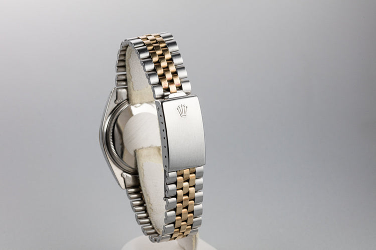 1971 Rolex Two-Tone DateJust 1601 with White Service Dial