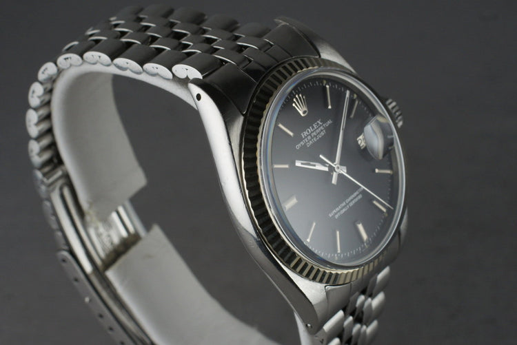 1968 Rolex 1601 Black Dial DateJust