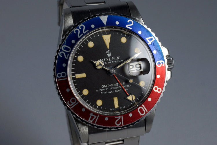 1972 Rolex GMT 1675 Mark I Dial