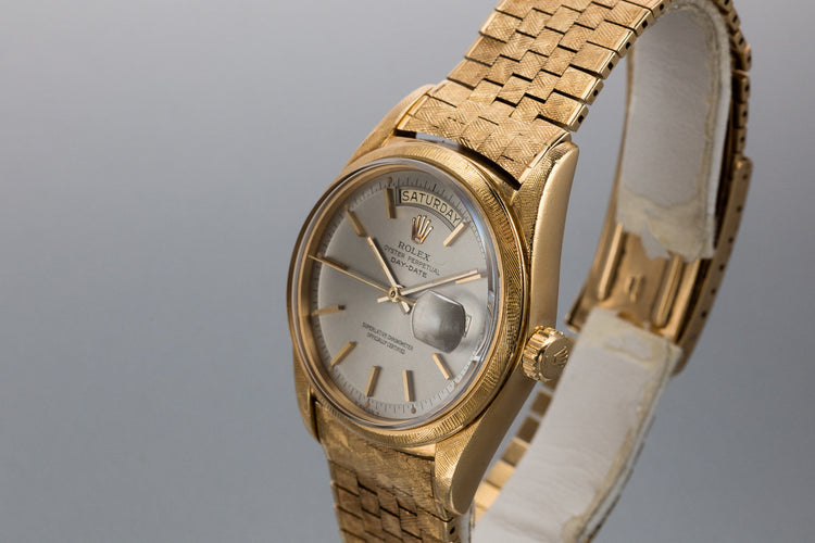 1971 Rolex 18K Day-Date 1806 in Morellis finish with Grey Dial