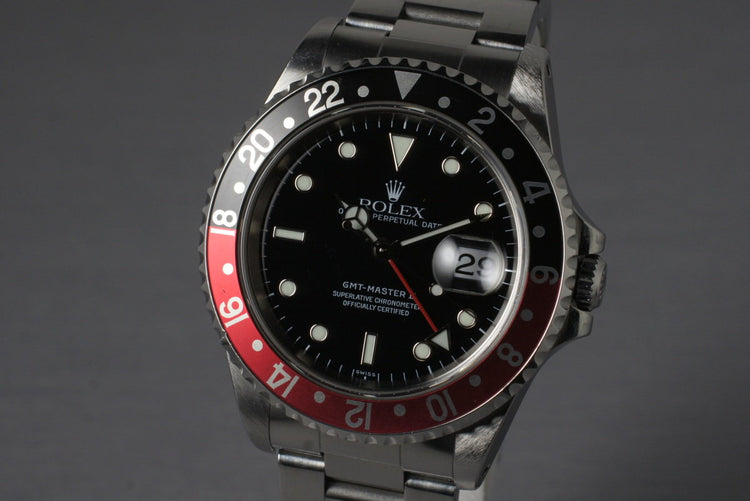 1997 Rolex GMT II 16710 with Papers
