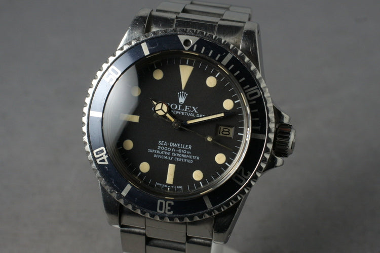 1978 Rolex Sea Dweller 1665 with Mark 1 Dial