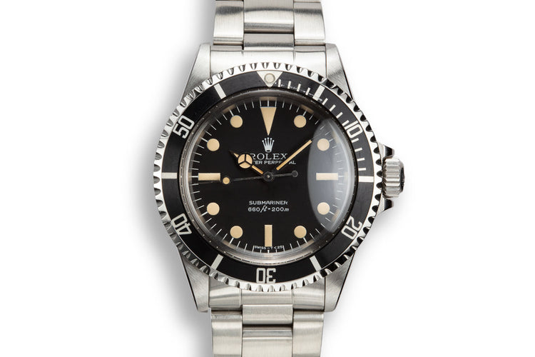 1979 Rolex Submariner 5513 with Mk 3 "Lollipop" Maxi Dial
