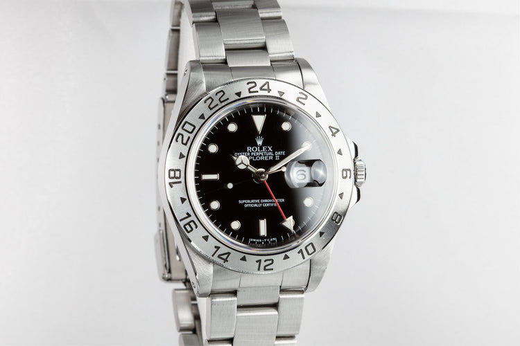 1994 Rolex Explorer II 16570 Black Dial