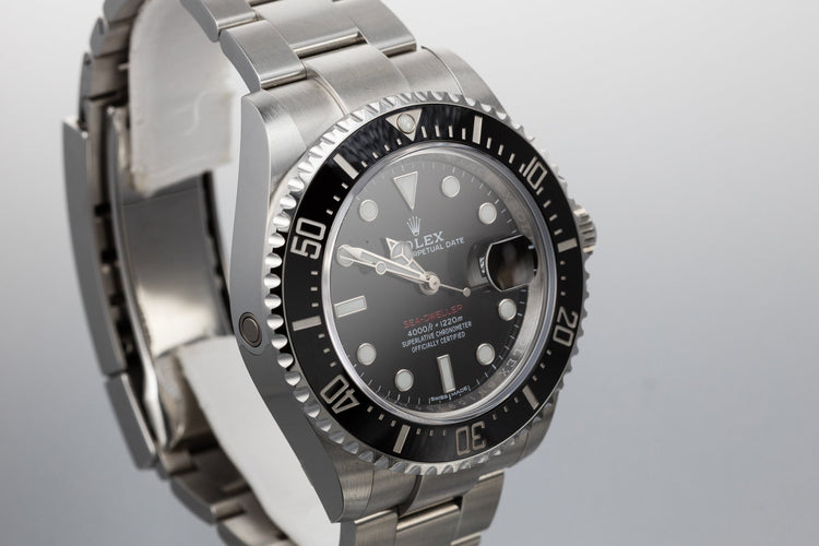 2017 Rolex Red Sea-Dweller 126600 with Box and Papers