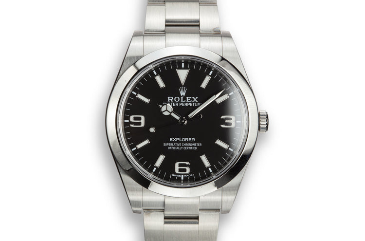 2017 Rolex 39MM Explorer 214270 with Box and Papers