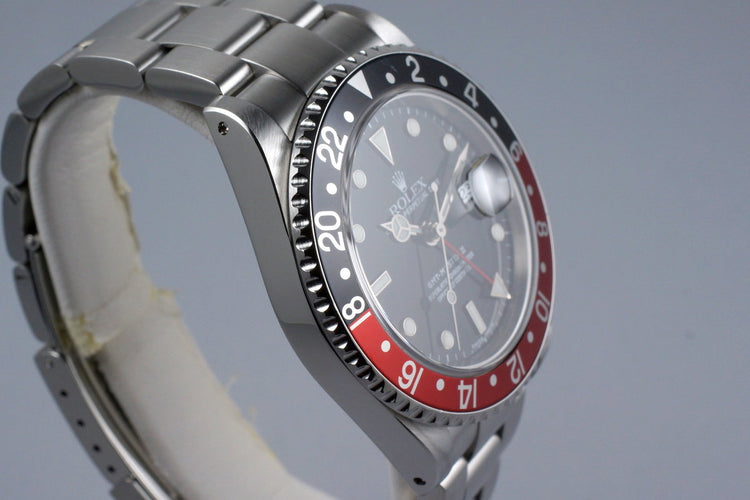 2001 Rolex GMT II 16710 with Box and Papers