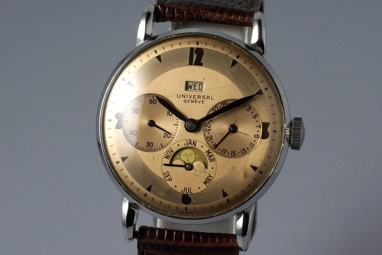 1940’s Universal Geneve Calendar Moonphase 21312