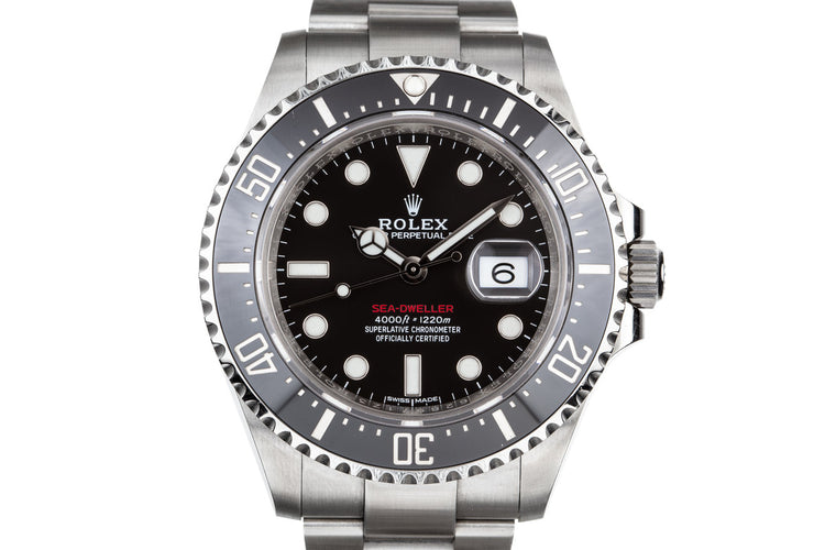 2017 Rolex Red Sea-Dweller 126600 with Box and Papers