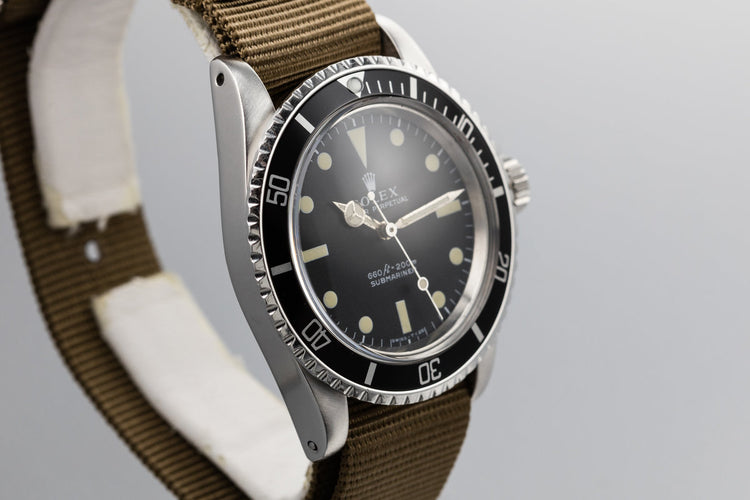 1970 Rolex Submariner 5513 with Serif Dial