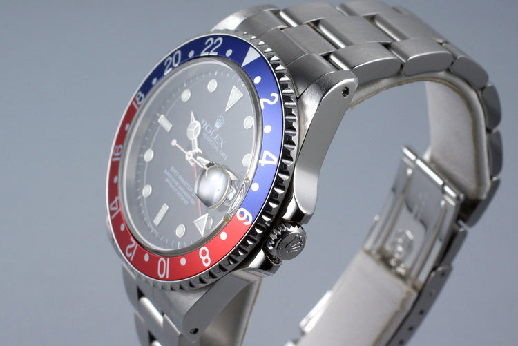1997 Rolex GMT II 16710 with Box and Papers