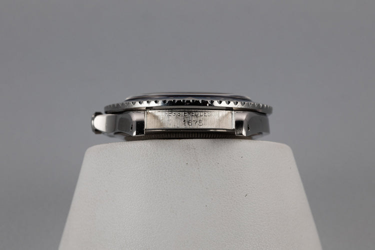 1970 Rolex GMT-Master 1675 with Fuchsia Bezel Insert