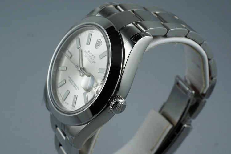 2015 Rolex DateJust II 116300 with Box and Papers MINT with Stickers