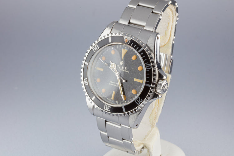 1966 Rolex Submariner 5513 Gilt "Bart Simpson" Dial