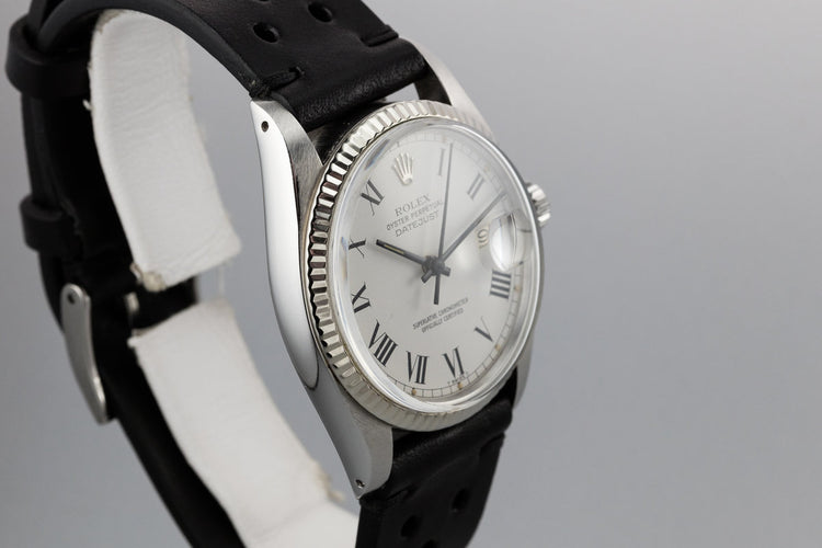 1978 Rolex DateJust 16014 with White Large Roman Dial