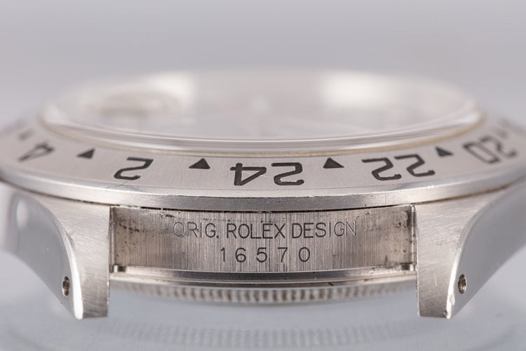 2002 Rolex Explorer II 16570 Black Dial w/ Papers