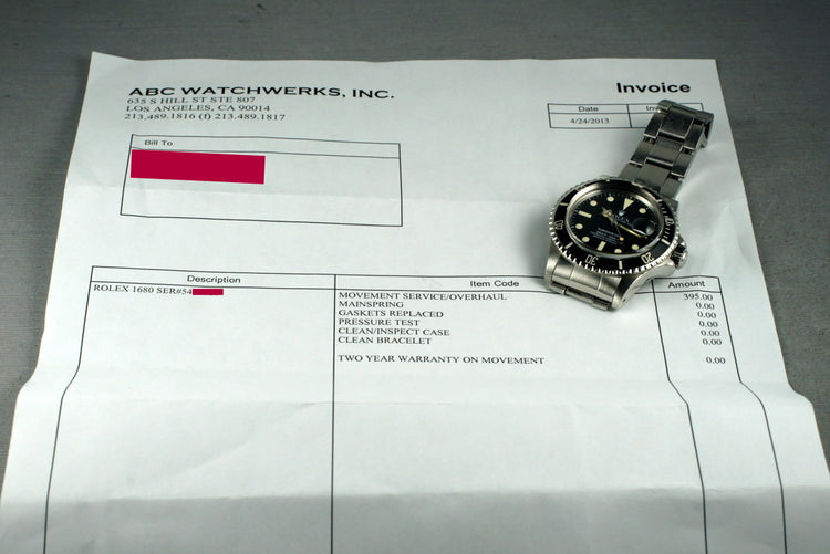 1978 Rolex Submariner 1680