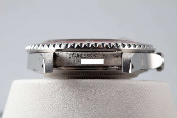 2002 Rolex GMT-Master II 16710 "Pepsi" Bezel