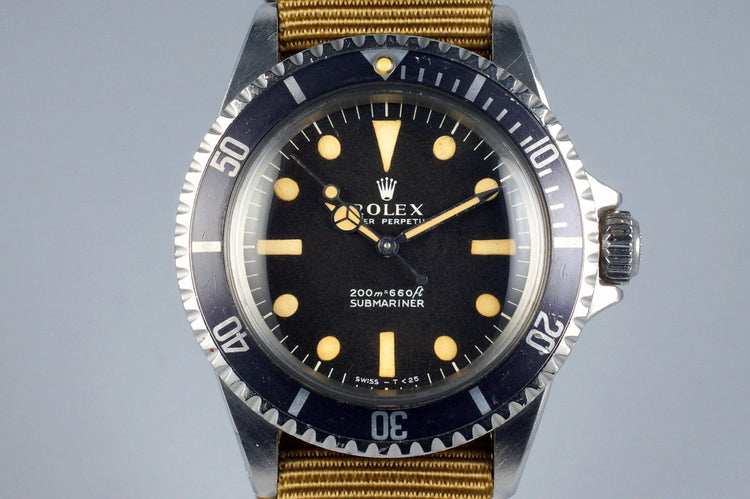 1967 Rolex Submariner 5513 Meters First