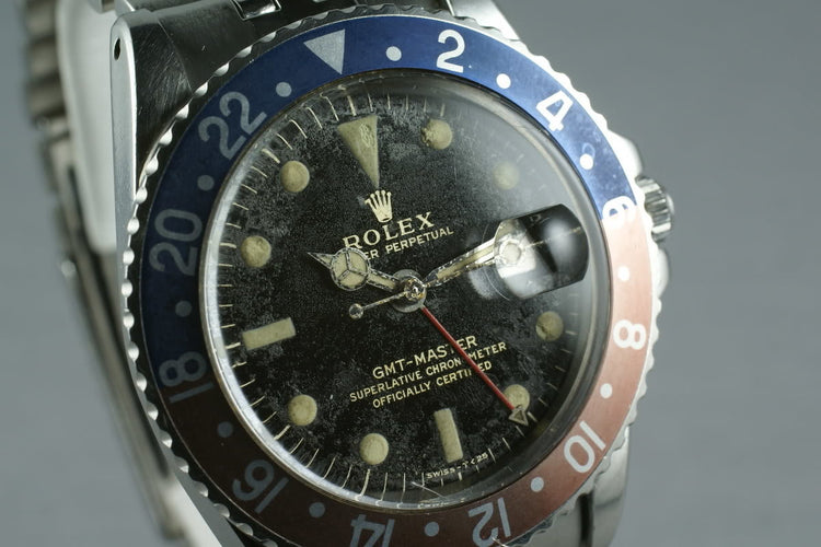 Rolex GMT 1675 Gilt Tropical Dial