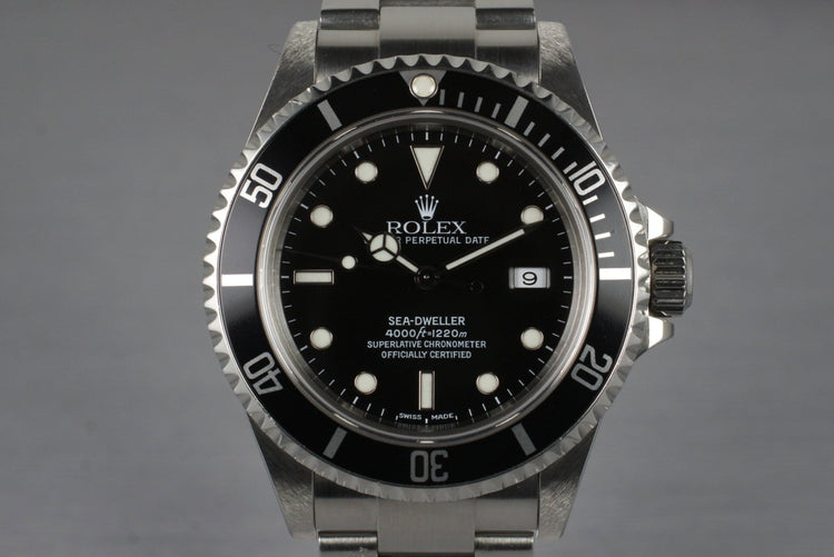 2000 Rolex Sea Dweller 16600