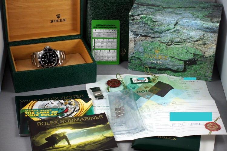 2004 Rolex Sea Dweller 16600T with Box and Papers