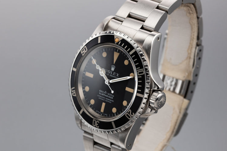 1975 Rolex Submariner 5512 with Serif Dial