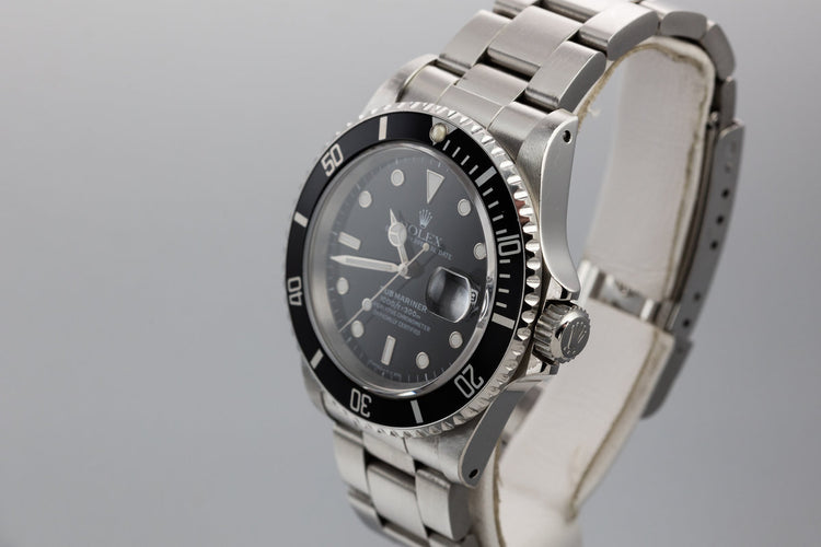 1995 Rolex Submariner 16610