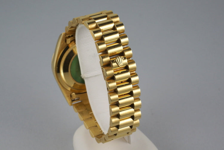 1991 Rolex YG Day-Date 18238 Champagne Dial with Box and Papers