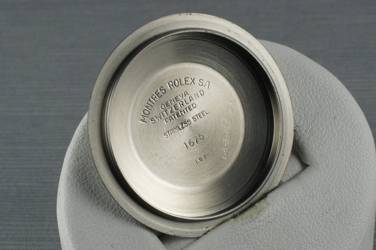 1963 Rolex GMT1675 PCG Gilt Underline with Military History