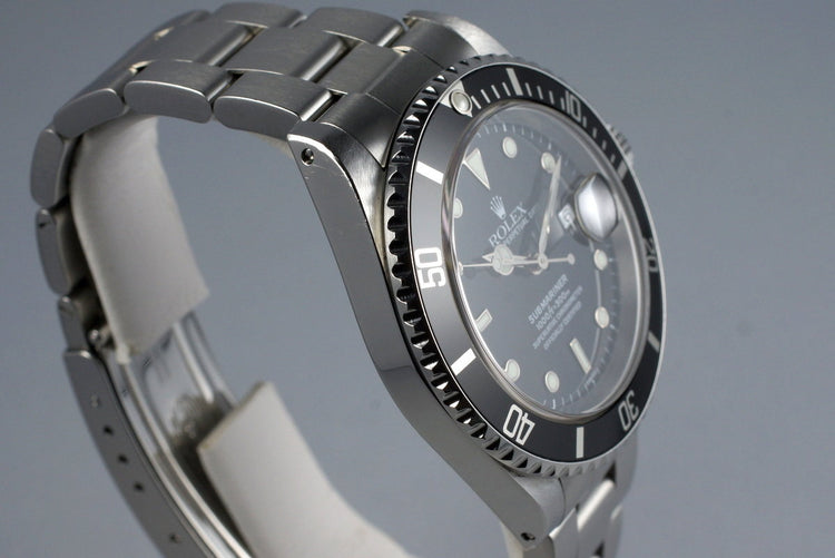 1999 Rolex Submariner 16610