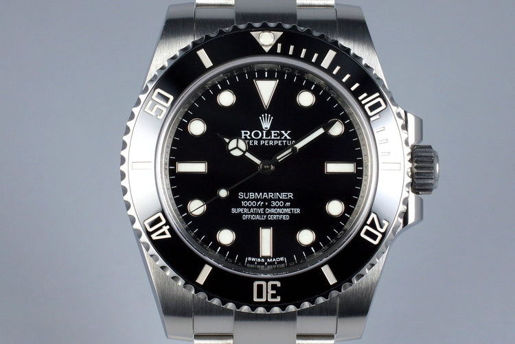 2015 Rolex Submariner 114060