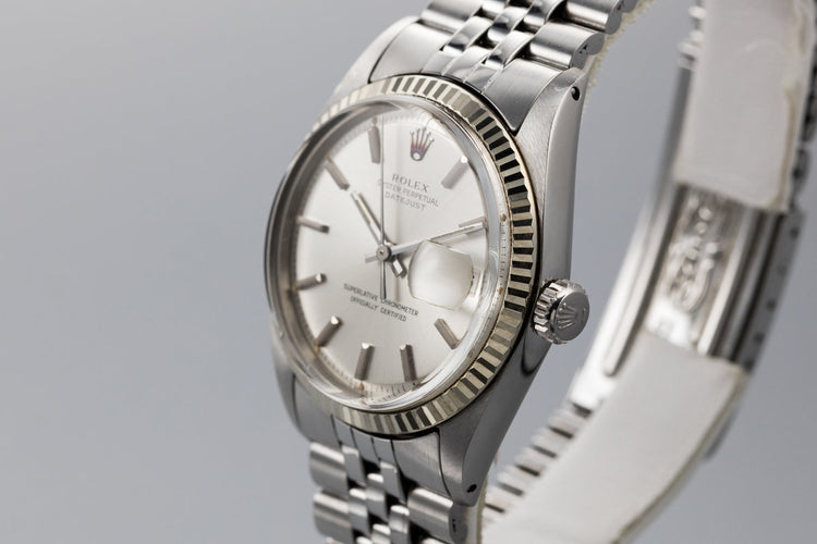 1971 Rolex DateJust 1601 Silver Dial