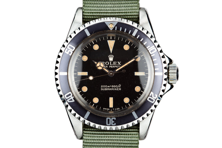 1964 Rolex Submariner 5513 with Meters first Gilt Dial