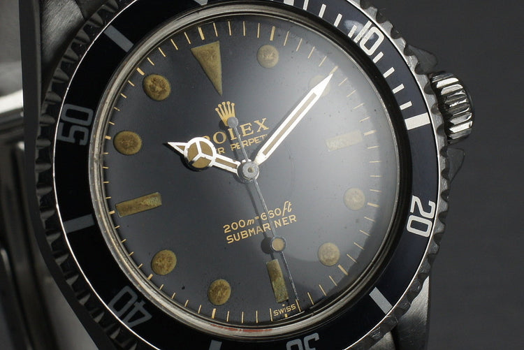 Rolex Submariner 5513 Early PCG SWISS only dial