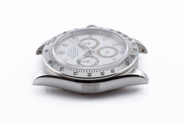 2007 Rolex Daytona Cosmograph 116520 White Dial Hangtags, Box & Card + stickers