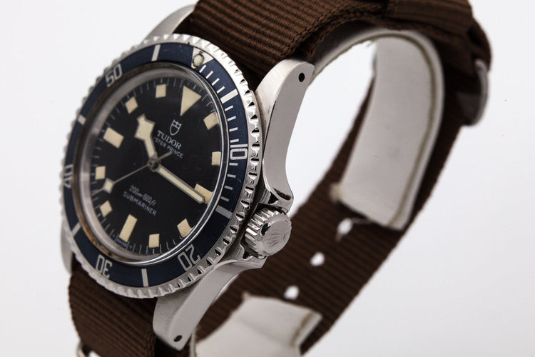 1981 Tudor Submariner 94010 Black Snowflake Dial